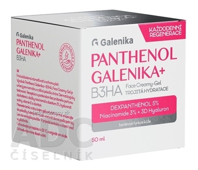 Panthenol Galenika+ B3HA Face Creamy-Gel krém-gél 1x50 ml