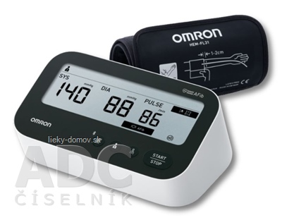 OMRON M4 Connect Afib Tlakomer na rameno (HEM-7196T1-FLE) 1 ks + adaptér zdarma 1 ks, 1x1 set