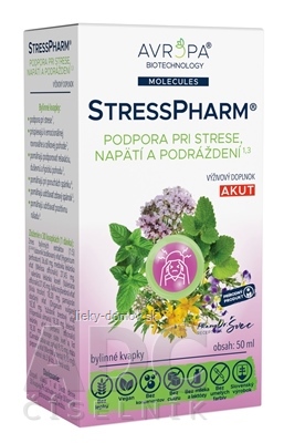 AVROPA StressPharm bylinné kvapky 1x50 ml