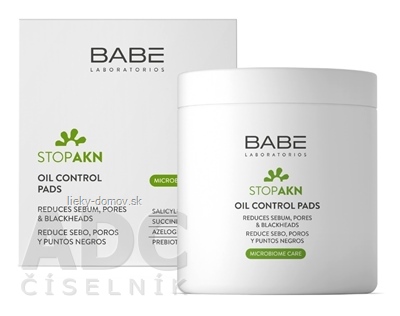 BABÉ AKNÉ Čistiace tampóny (Oil Control pads) 1x60 ks