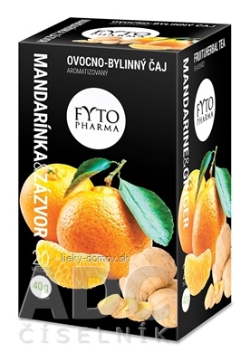 FYTO MANDARÍNKA & ZÁZVOR ovocno-bylinný čaj 20x2 g (40 g)