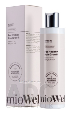 mioWell RENEWING SHAMPOO šampón pre ženy, proti vypadávaniu vlasov 1x250 ml