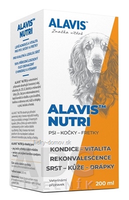 ALAVIS NUTRI olejová emulzia pre psy, mačky a fretky 1x200 ml