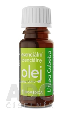 BIOMEDICA Esenciálny olej Litsea Cubeba olej 1x10 ml