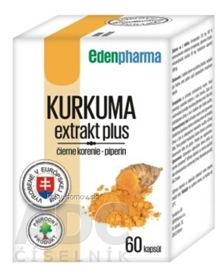 EDENPharma KURKUMA extrakt plus cps 1x60 ks