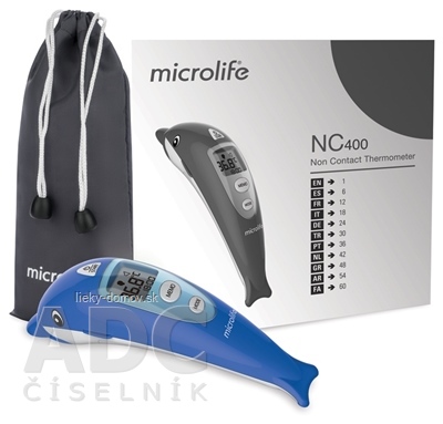MICROLIFE TEPLOMER DIGITÁLNY NC 400 DETSKÝ bezkontaktný, čelový 1x1 ks