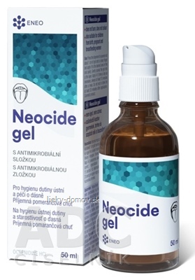 Neocide gél ENEO antibakteriálny gél pre regeneráciu ústnej mikroflóry 1x50 ml
