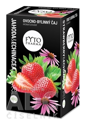 FYTO JAHODA & ECHINACEA ovocno-bylinný čaj 20x2 g (40 g)
