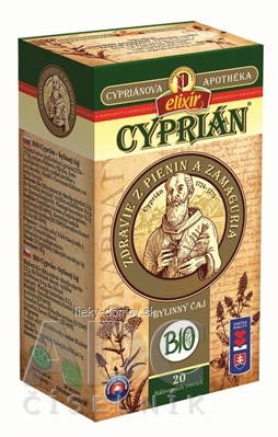 AGROKARPATY CYPRIÁN, CYPRIÁN BIO bylinný čaj, čistý prírodný produkt 20x2 g (40 g)
