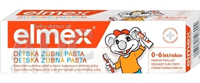 ELMEX DETSKÁ ZUBNÁ PASTA do 6 rokov 1x50 ml