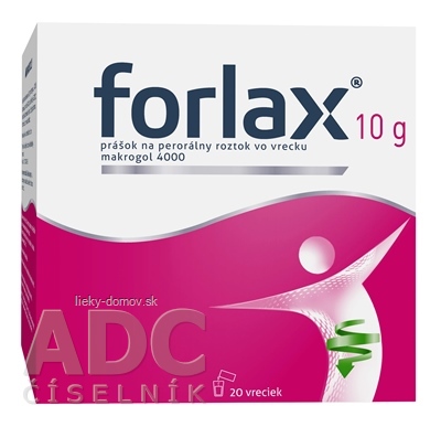 FORLAX 10 g plv sps (vre.papier/Al/PE) 1x20 vreciek