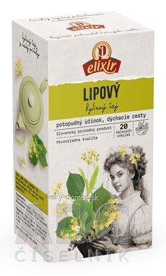 AGROKARPATY Lipový čaj bylinný čaj, čistý prírodný produkt, 20x2 g (40 g)