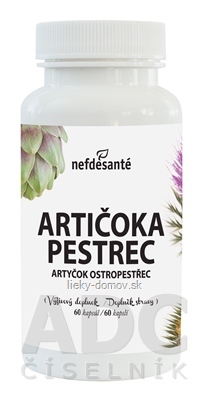 nefdesante ARTIČOKA  PESTREC cps 1x60 ks