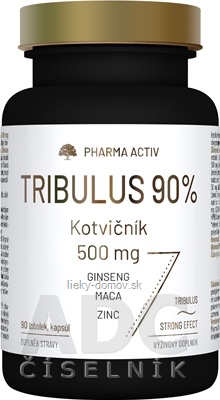 Pharma Activ TRIBULUS 90% Kotvičník 500 mg cps 1x90 ks