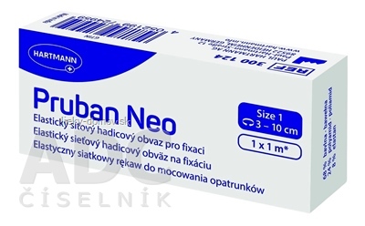 Pruban Neo veľkosť 1 elastický hadicový obväz, jeden a viac prstov, 1 m, (obvod 3 - 10 cm) 1x1 ks
