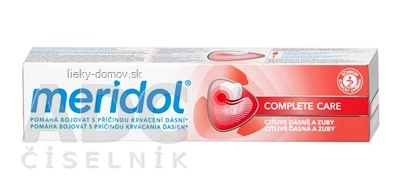MERIDOL COMPLETE CARE ZUBNÁ PASTA ochrana ďasien a svieži dych 1x75 ml