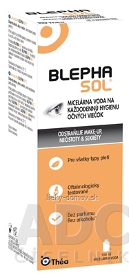 BLEPHASOL micelárna voda na hygienu viečok a rias 1x100 ml