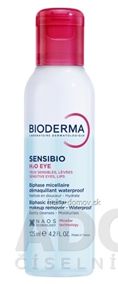 BIODERMA Sensibio H2O eye micelárny odličovač (inov.2025) 1x125 ml