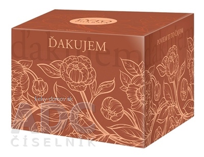 FYTO ĎAKUJEM darčeková kazeta výber 4 druhov porciovaných čajov, 4x10 ks (40 ks)