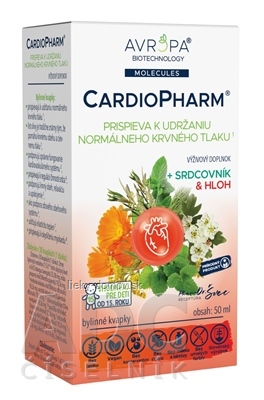 AVROPA CardioPharm bylinné kvapky 1x50 ml