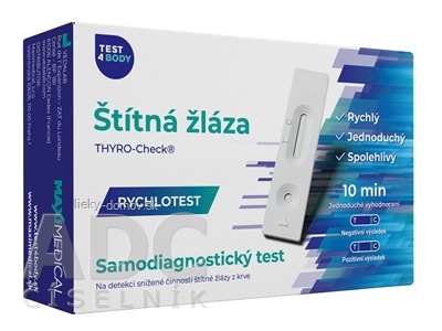 MAXIMEDICAL Rýchlotest Štítna žľaza samodiagnostický test z krvi, 1x1 set