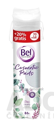 Bel Face & Body Odličovacie tampóny okrúhle (70+14) 1x84 ks