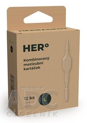 HERBADENT HERo Medzizubná kefka L kombinovaná 1x12 ks
