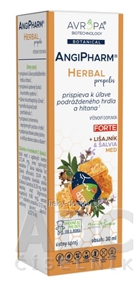 AVROPA AngiPharm Herbal Propolis ústny sprej 1x30 ml