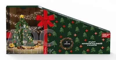 LEROS BYLINNÝ ADVENTNÝ KALENDÁR STROMČEK 5 24 druhov čajov po 1 vrecúšku + stromček + Anjelské pexeso 12 párov (41,7 g) (inov. 2025), 1x1 set