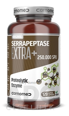 CarnoMed SERRAPEPTASE EXTRA+ 250.000 SPU cps (pre zvieratá) 1x120 ks