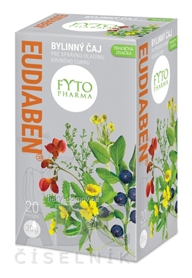 FYTO EUDIABEN bylinný čaj 20x1 g (20 g)