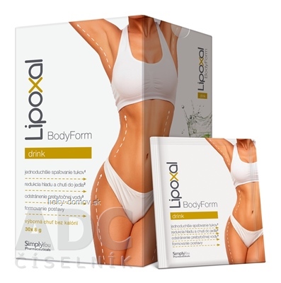 Lipoxal BodyForm Drink vrecúška 30x8 g