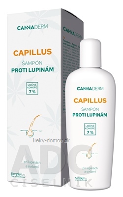Cannaderm CAPILLUS šampón proti lupinám NEW 1x150 ml