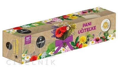 LEROS PANI UČITEĽKE 5 Čajová chvíľka Jahoda 20x2 g + Bylinková veselosť 20x1,8 g + Cold Brew Bucco 20x1,5 g, 1x1 set