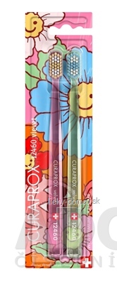 CURAPROX CS 12460 Kvetinová edícia zubná kefka (dvojbalenie), 1x2 ks