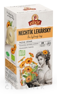 AGROKARPATY BIO Nechtík lekársky bylinný čaj, prírodný produkt, 20x2 g (40 g)