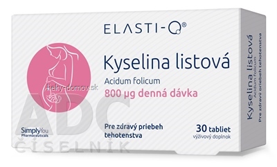 Elasti-Q KYSELINA LISTOVÁ 800 μg tbl 1x30 ks