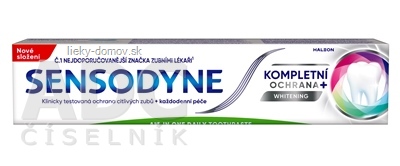 SENSODYNE KOMPLETNÁ OCHRANA+ WHITENING zubná pasta 1x75 ml