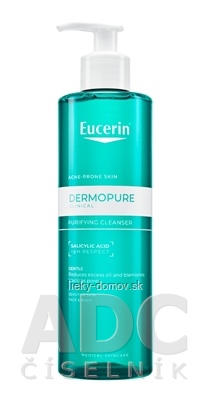 Eucerin DERMOPURE CLINICAL Hĺbkovo čistiaci gél pleť so sklonom k akné 1x400 ml