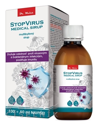 STOPVIRUS Medical sirup Dr. Weiss multibylinný sirup (100 ml + 50 ml navyše) 1x150 ml