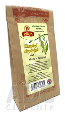 AGROKARPATY ZLATOBYĽ OBYČAJNÁ vňať bylinný čaj 1x30 g