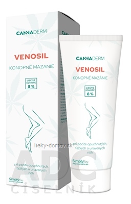 Cannaderm VENOSIL konopné mazanie na žily 1x100 ml