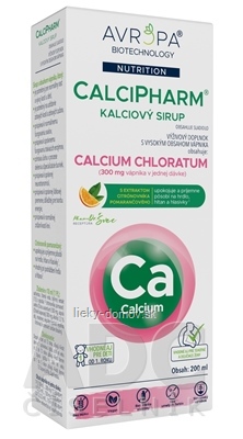 AVROPA CalciPharm kalciový sirup 1x200 ml
