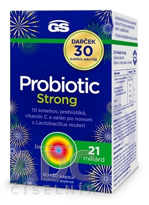 GS Probiotic Strong Darček cps 60+30 navyše (90 ks)