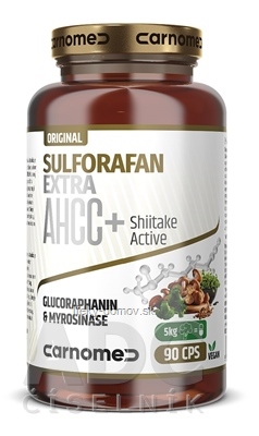 CarnoMed Sulforafan EXTRA AHCC+ cps 1x90 ks