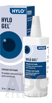 HYLO GEL zvlhčujúce očné kvapky 1x10 ml