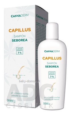 Cannaderm CAPILLUS šampón Seborea 1x150 ml