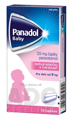 Panadol Baby sup 125 mg (strip PVC/PE) 1x10 ks