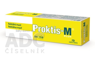 PROKTIS-M PLUS rektálna masť na hojenie rán s obsahom kyseliny hyalurónovej 1x30 g