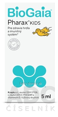 BioGaia Pharax KIDS kvapky 1x5 ml